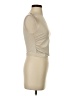 Shein Tan Sleeveless T-Shirt Size 4 - photo 4