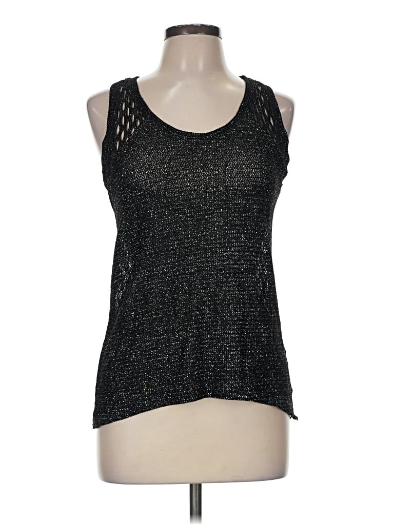 Pre-owned Generation Love Sleeveless Top Black Scoop Neck Tops
