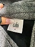 CAbi 100% Cotton Argyle Gray Jacket Size XL - photo 6