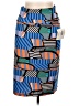 Lularoe Graphic Blue Casual Skirt Size L - photo 1