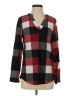 Unbranded Burgundy Long Sleeve Blouse Size S - photo 1