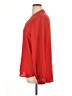 Pleione 100% Polyester Red Long Sleeve Blouse Size XL - photo 5