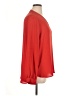 Pleione 100% Polyester Red Long Sleeve Blouse Size XL - photo 4