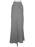 Lily Rose Chevron-herringbone Silver Casual Skirt Size L - photo 1