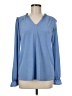 Kaileigh Blue Long Sleeve Blouse Size M - photo 1