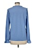 Kaileigh Blue Long Sleeve Blouse Size M - photo 2