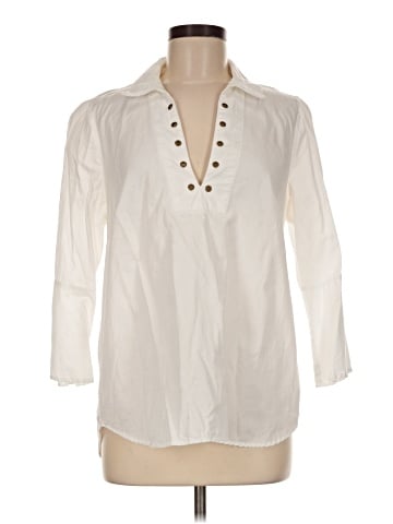 G.H. Bass & Co. 3/4 Sleeve Button-Down Shirt (view 1)