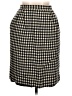Talbots Houndstooth Black Formal Skirt Size 12 - photo 1