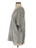 Club Monaco Metallic Silver 3/4 Sleeve Top Size XS - photo 5