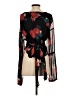 Club Monaco 100% Polyester Floral Black Long Sleeve Blouse Size XS - photo 2