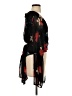 Club Monaco 100% Polyester Floral Black Long Sleeve Blouse Size XS - photo 4