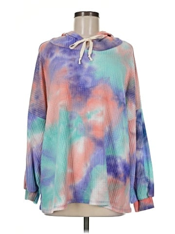 Pink Lily Pullover Hoodie (view 1)