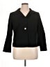 Boden 100% Cotton Black Blazer Size 14 Reg - photo 1