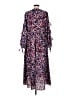 Altuzarra 100% Polyester Print Blue Burgundy Casual Dress Size EU 38 / US 8 - photo 2