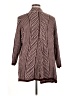 ModCloth 100% Acrylic Chevron-herringbone Stripes Brown Cardigan Size 1X - photo 2