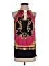 Cache Burgundy Sleeveless Blouse Size S - photo 1