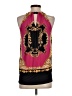 Cache Burgundy Sleeveless Blouse Size S - photo 2
