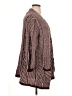 ModCloth 100% Acrylic Chevron-herringbone Stripes Brown Cardigan Size 1X - photo 4