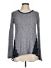 Trixxi Gray Long Sleeve Top Size M - photo 1