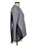 Trixxi Gray Long Sleeve Top Size M - photo 4
