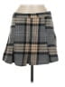 Indigo Rising Plaid Gray Casual Skirt Size M - photo 1