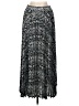 Assorted Brands 100% Polyester Paisley Silver Gray Casual Skirt Size M - photo 2