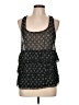 Pins and Needles 100% Polyester Black Sleeveless Blouse Size L - photo 1