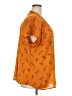 Croft & Barrow 100% Polyester Orange Short Sleeve Blouse Size 2X - photo 4