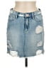 Dear John Blue Denim Skirt Size 28 waist - photo 1