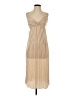 Molly Green 100% Polyester Stripes Tan Cocktail Dress Size S - photo 1