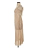 Molly Green 100% Polyester Stripes Tan Cocktail Dress Size S - photo 5