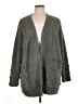Barefoot Dreams Cozychic Lite 100% Polyester Gray Cardigan Size 1X - photo 1