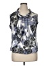 Milano Blue Sleeveless Blouse Size XL - photo 1