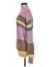 13DE MARZO Color Block Purple Pullover Sweater Size M - photo 5