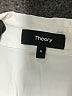 Theory Ivory Long Sleeve Button-Down Shirt Size M - photo 7