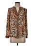 Joie Animal Print Brown Long Sleeve Blouse Size S (estimated) - photo 1