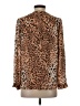 Joie Animal Print Brown Long Sleeve Blouse Size S (estimated) - photo 2