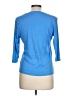 St. John's Bay Blue 3/4 Sleeve T-Shirt Size L (petite) - photo 2