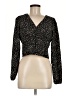 Levi's 100% Polyester Black Long Sleeve Blouse Size M - photo 1