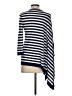 Anne Klein Stripes Blue Poncho Size S - photo 2
