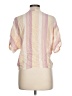 Rails Stripes Pink Short Sleeve Blouse Size L - photo 2