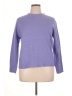 Bianco & Blu Solid Purple Pullover Sweater Size XL - photo 1