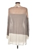 Pure Amici 100% Linen Tan Pullover Sweater Size L - photo 2