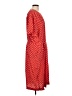 Talbots Print Red Casual Dress Size L (estimated) - photo 4