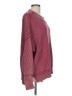 Zenana 100% Cotton Solid Burgundy Pullover Sweater Size L - photo 4