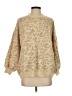 Main Strip Animal Print Tan Pullover Sweater Size S - photo 1