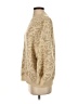 Main Strip Animal Print Tan Pullover Sweater Size S - photo 5