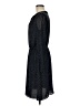 Ann Taylor LOFT 100% Polyester Polka Dots Black Casual Dress Size 8 - photo 5