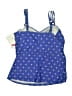 Unbranded 100% Polyester Hearts Blue Swimsuit Top Size 16 - photo 2