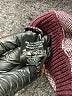 Nic + Zoe Animal Print Burgundy Pullover Sweater Size XL - photo 8